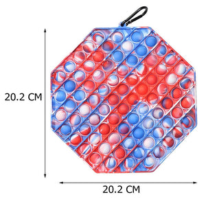 Big Size Pop Push Bubble Fidget Toys For Schoolbag Pendant Hot Adult Stress Relief Toy  Soft Squishy Anti-Stress Gift Simple - ALL GIFTS FACTORY