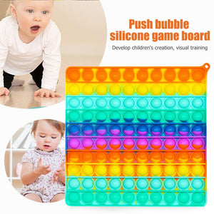 Big Size Pop Push Bubble Fidget Toys For Schoolbag Pendant Hot Adult Stress Relief Toy  Soft Squishy Anti-Stress Gift Simple - ALL GIFTS FACTORY