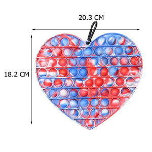 Big Size Pop Push Bubble Fidget Toys For Schoolbag Pendant Hot Adult Stress Relief Toy  Soft Squishy Anti-Stress Gift Simple - ALL GIFTS FACTORY