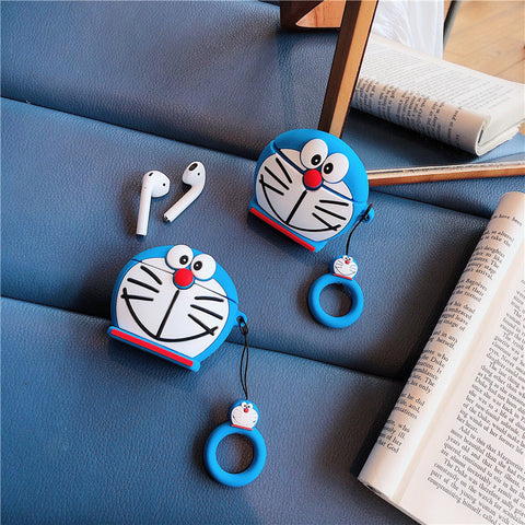 Image of Cartoon Doraemon Wireless Airpods Cases - ALL GIFTS FACTORY