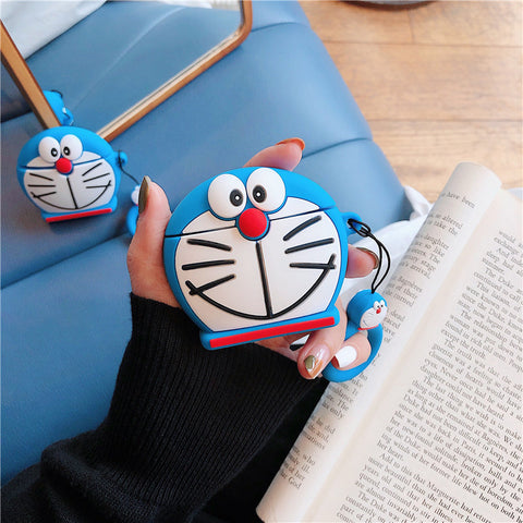 Image of Cartoon Doraemon Wireless Airpods Cases - ALL GIFTS FACTORY