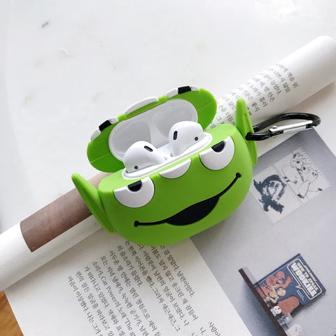 Image of Cartoon Three Eyes Monsters Sulley Silicone earbud case - ALL GIFTS FACTORY