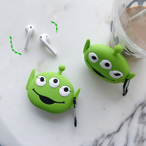 Image of Cartoon Three Eyes Monsters Sulley Silicone earbud case - ALL GIFTS FACTORY