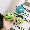 Cartoon Three Eyes Monsters Sulley Silicone earbud case - ALL GIFTS FACTORY