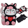 Cartoon love lucky cat silicone cover for iPhone - ALL GIFTS FACTORY