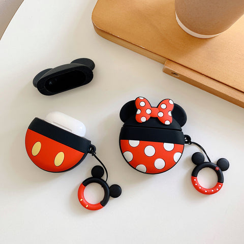 Image of Cartoon Mickey Minnie Wireless Bluetooth Earphone Case For AirPods - ALL GIFTS FACTORY