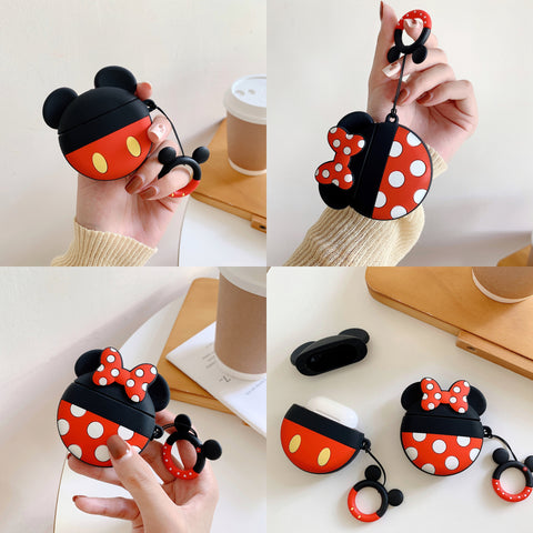 Image of Cartoon Mickey Minnie Wireless Bluetooth Earphone Case For AirPods - ALL GIFTS FACTORY