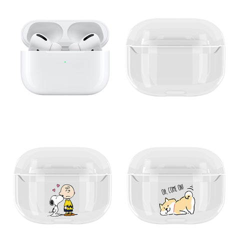 Image of Cartoon transparent protective case for Airpods Pro - ALL GIFTS FACTORY