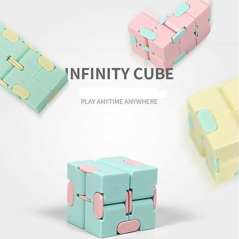 Image of Children Adult Decompression Toy Infinity Magic Cube Square Puzzle Toys Relieve Stress Funny Hand Game Four Corner Maze Toys