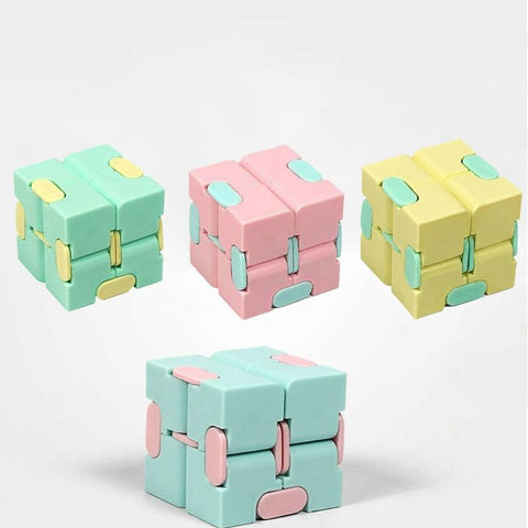 Image of Children Adult Decompression Toy Infinity Magic Cube Square Puzzle Toys Relieve Stress Funny Hand Game Four Corner Maze Toys