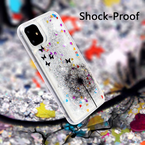 Image of Colored drawing Liquid Quicksand phone case - ALL GIFTS FACTORY
