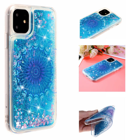 Image of Colored drawing Liquid Quicksand phone case - ALL GIFTS FACTORY