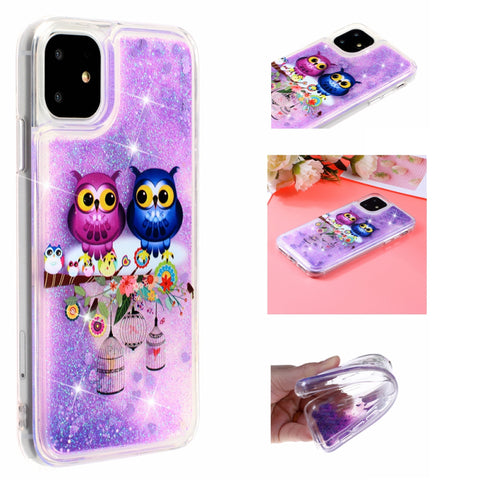 Image of Colored drawing Liquid Quicksand phone case - ALL GIFTS FACTORY