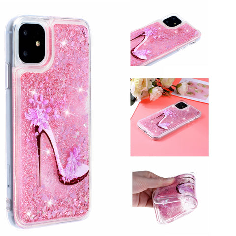 Image of Colored drawing Liquid Quicksand phone case - ALL GIFTS FACTORY
