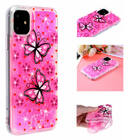 Image of Colored drawing Liquid Quicksand phone case - ALL GIFTS FACTORY