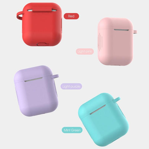Image of Colorful Silicone Earphone Case for Airpods 1/2  inpod with blister box retail packing - ALL GIFTS FACTORY