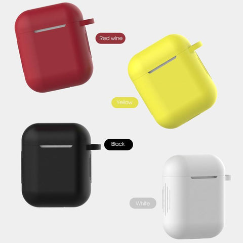Image of Colorful Silicone Earphone Case for Airpods 1/2  inpod with blister box retail packing - ALL GIFTS FACTORY