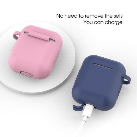Image of Colorful Silicone Earphone Case for Airpods 1/2  inpod with blister box retail packing - ALL GIFTS FACTORY