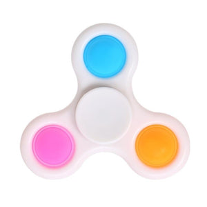 Colorful pop it finger fidget toys push popit anti stress simpl dimpl fidget spinner