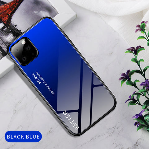 Image of Creative painted tempered glass phone case - ALL GIFTS FACTORY