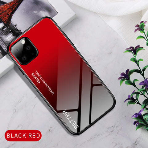 Image of Creative painted tempered glass phone case - ALL GIFTS FACTORY