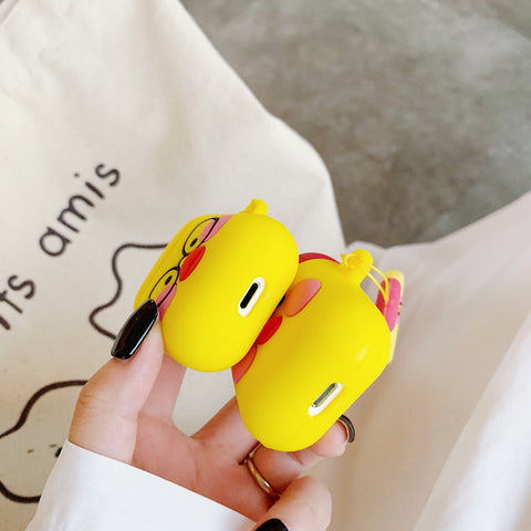 Image of Cut Hyaluronic Acid Duck Earphone Case For Apple Airpods 1/2 - ALL GIFTS FACTORY