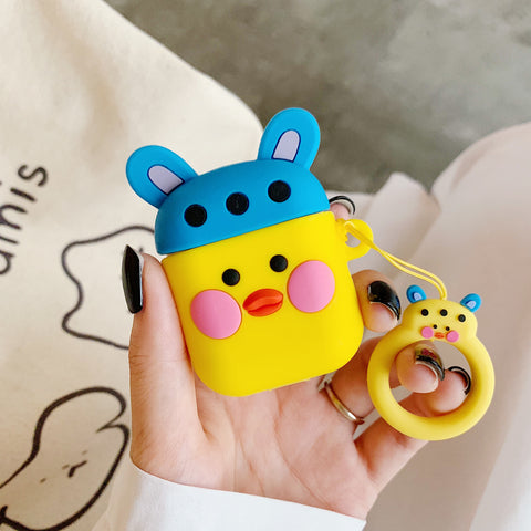 Image of Cut Hyaluronic Acid Duck Earphone Case For Apple Airpods 1/2 - ALL GIFTS FACTORY