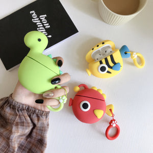 Cute 3D Dinosaur Fish Airpods Case - ALL GIFTS FACTORY