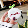 Cute Cartoon Long Grass White Dumplings Soft Silicone earphone case for Airpods - ALL GIFTS FACTORY