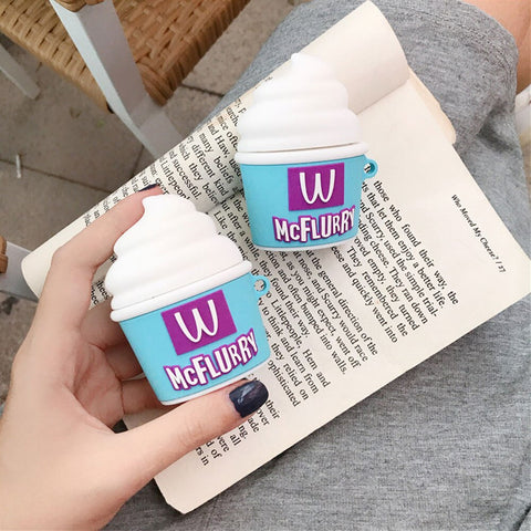 Image of Cute Ice Cream Headphone Cases For Apple Airpods 1 2 Silicone Protection Earphone Cover Accessories for airpods 2 1 - ALL GIFTS FACTORY