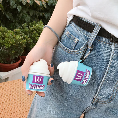 Image of Cute Ice Cream Headphone Cases For Apple Airpods 1 2 Silicone Protection Earphone Cover Accessories for airpods 2 1 - ALL GIFTS FACTORY