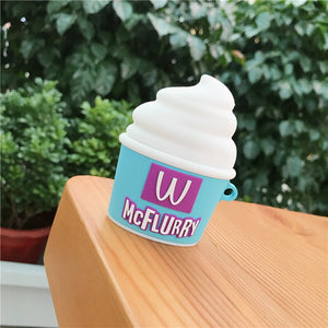 Cute Ice Cream Headphone Cases For Apple Airpods 1 2 Silicone Protection Earphone Cover Accessories for airpods 2 1 - ALL GIFTS FACTORY