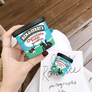 Cute Ice Cream Headphone Cases For Apple Airpods 1 2 Silicone Protection Earphone Cover Accessories for airpods 2 1 - ALL GIFTS FACTORY