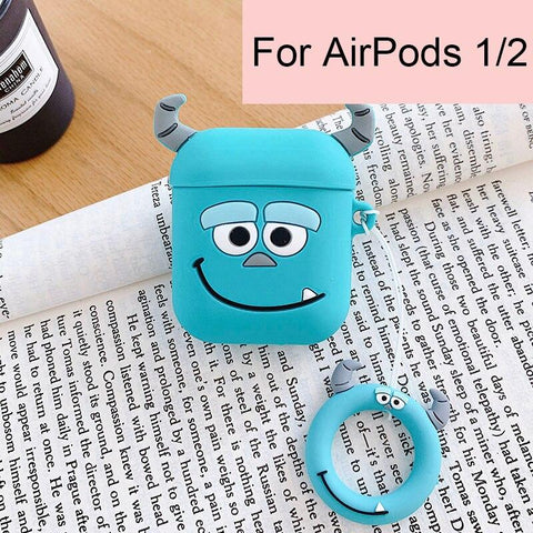 Image of Disney AirPods 2 Case Soft Silicone 3D Anime Toys Stitch/Venom/Babe Yoda/Star Wars/Winnie Protective Cover for AirPods Earphones - ALL GIFTS FACTORY