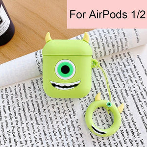 Disney AirPods 2 Case Soft Silicone 3D Anime Toys Stitch/Venom/Babe Yoda/Star Wars/Winnie Protective Cover for AirPods Earphones - ALL GIFTS FACTORY