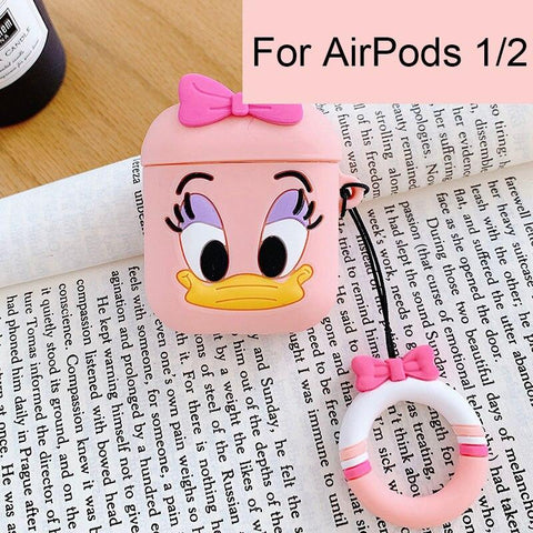 Image of Disney AirPods 2 Case Soft Silicone 3D Anime Toys Stitch/Venom/Babe Yoda/Star Wars/Winnie Protective Cover for AirPods Earphones - ALL GIFTS FACTORY