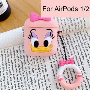 Disney AirPods 2 Case Soft Silicone 3D Anime Toys Stitch/Venom/Babe Yoda/Star Wars/Winnie Protective Cover for AirPods Earphones - ALL GIFTS FACTORY