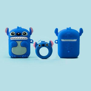 Disney AirPods 2 Case Soft Silicone 3D Anime Toys Stitch/Venom/Babe Yoda/Star Wars/Winnie Protective Cover for AirPods Earphones - ALL GIFTS FACTORY