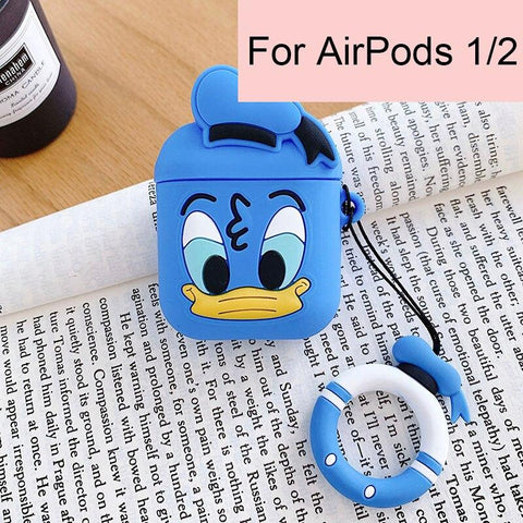 Image of Disney AirPods 2 Case Soft Silicone 3D Anime Toys Stitch/Venom/Babe Yoda/Star Wars/Winnie Protective Cover for AirPods Earphones - ALL GIFTS FACTORY