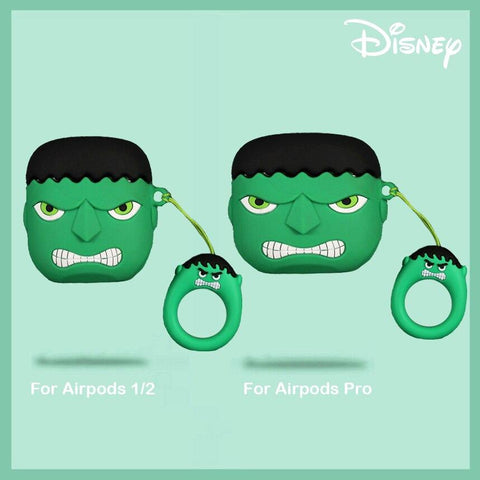 Image of Disney Airpods Case for Airpods Pro Captain America Venum Hulk Batman Spiderman 3D Silicone Anime Case Cover for Airpod 2 - ALL GIFTS FACTORY