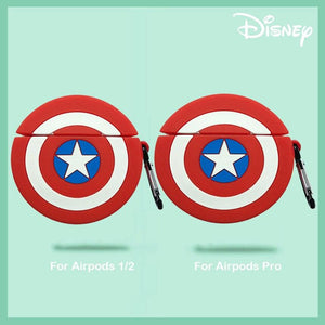 Disney Airpods Case for Airpods Pro Captain America Venum Hulk Batman Spiderman 3D Silicone Anime Case Cover for Airpod 2 - ALL GIFTS FACTORY