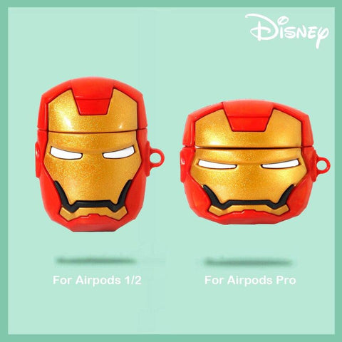 Image of Disney Airpods Case for Airpods Pro Captain America Venum Hulk Batman Spiderman 3D Silicone Anime Case Cover for Airpod 2 - ALL GIFTS FACTORY