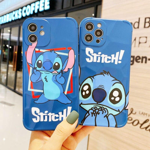 Image of Disney Cartoon Lilo and Stitch IPhone 11 Case Cover soft TPU 3D Printing Figure Toys for Girls Boys - ALL GIFTS FACTORY