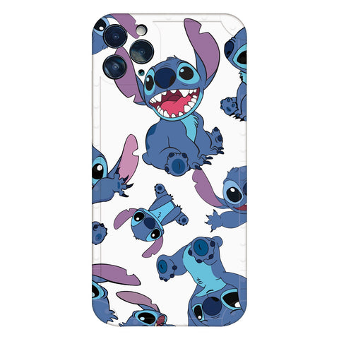 Image of Disney Cartoon Lilo and Stitch IPhone 11 Case Cover soft TPU 3D Printing Figure Toys for Girls Boys - ALL GIFTS FACTORY