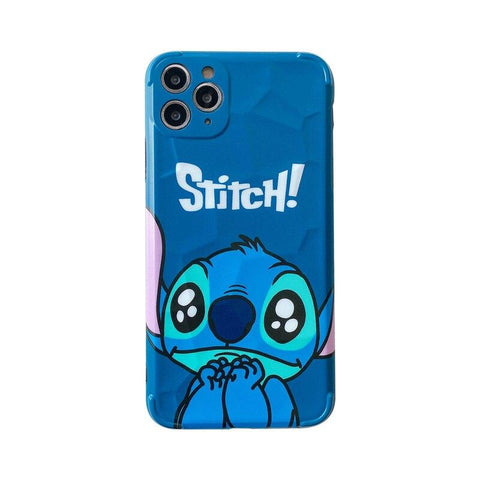 Image of Disney Cartoon Lilo and Stitch IPhone 11 Case Cover soft TPU 3D Printing Figure Toys for Girls Boys - ALL GIFTS FACTORY