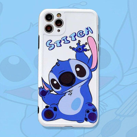 Image of Disney Cartoon Lilo and Stitch IPhone 11 Case Cover soft TPU 3D Printing Figure Toys for Girls Boys - ALL GIFTS FACTORY