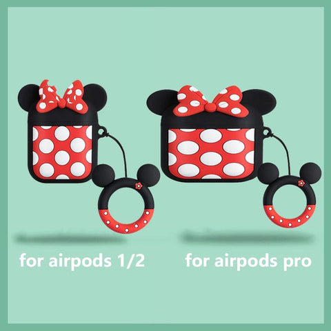 Image of Disney Mickey Minnie Mouse Protective Case for Airpods Pro 3D Silicone Case Cover for Airpods 2 Apple Earphones Skin - ALL GIFTS FACTORY