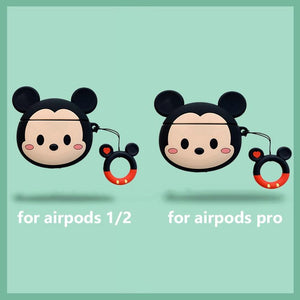 Disney Mickey Minnie Mouse Protective Case for Airpods Pro 3D Silicone Case Cover for Airpods 2 Apple Earphones Skin - ALL GIFTS FACTORY