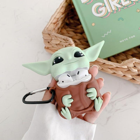 Image of Disney Star Wars Airpods Pro Airpods 2 Case 3D Silicone Baby Yoda Anime Cartoon Protective Case for Apple Earphones - ALL GIFTS FACTORY