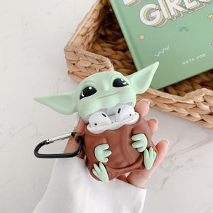 Disney Star Wars Airpods Pro Airpods 2 Case 3D Silicone Baby Yoda Anime Cartoon Protective Case for Apple Earphones - ALL GIFTS FACTORY